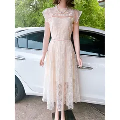 Váy Ren dự tiệc váy dập ly xòe Kem dáng dài Hàng người ta bán hơn 1 triệu, e bán chỉ 550k Hàng có sẵn giao ngay M