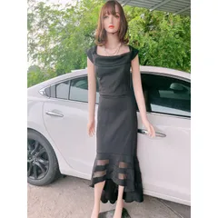 Đầm maxi FashioN vnxk dư xịn, đuôi tôm siêu đẹp Hàng có sẵn giao ngay Giá 420k Form to, dưới 70kg mặc đẹp Màu đen