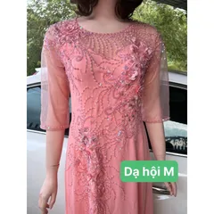 Đầm dạ hội áo dài bên trong đã có váy nên không cần mua thêm quần  Hàng đính kết siêu đẹp Giá 600k/ cái 🍒