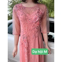 Đầm dạ hội áo dài bên trong đã có váy nên không cần mua thêm quần  Hàng đính kết siêu đẹp Giá 600k/ cái 🍒