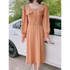 Đầm feesize 40-65kg , bo thun co giãn sau lưng dễ chịu Giá 290k Màu nude Hàng có sẵn giao ngay Đầm siêu đẹp
