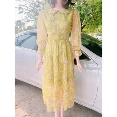 Đầm  hoa thiết kế   Hàng có sẵn giao ngay XL Size lớn Chất liệu tơ 2 lớp xịn cao cấp Giá 350k Hang Quảng Châu
