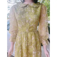 Đầm  hoa thiết kế   Hàng có sẵn giao ngay XL Size lớn Chất liệu tơ 2 lớp xịn cao cấp Giá 350k Hang Quảng Châu