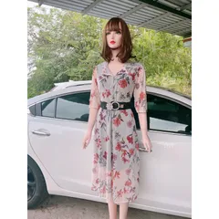 Chất liệu Thun lưới Hàng quảng châu Đầm hoa lưới có lót Giá 290k Hàng có sẵn giao ngay Co giãn nhiều