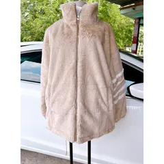 Áo khoác lông sọc tay  Áo khoác ngoài unisex phom rộng kiểu dáng Hàn quốc trẻ trung, năng động  Áo Khoác Lông Lông Mịn