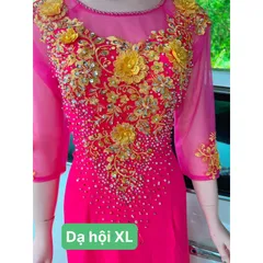 Đầm dạ hội áo dài bên trong đã có váy nên không cần mua thêm quần  Hàng đính kết siêu đẹp Giá 600k/ cái 🍒Hàng thêu tỉ
