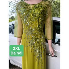 Đầm dạ hội áo dài bên trong đã có váy nên không cần mua thêm quần  Hàng đính kết siêu đẹp Giá 600k/ cái 🍒Hàng thêu tỉ mỉ
