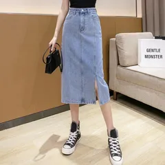 Chân Váy Jeans Nữ Dáng Dài  Xẻ Tà Hàng cao cấp Có đủ size từ S đến 3XL ( dưới 75kg) Hàng có sẵn giao ngay Hàng QC