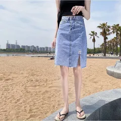 Chân Váy Jeans Nữ Dáng Dài  Xẻ Tà Hàng cao cấp Có đủ size từ S đến 3XL ( dưới 75kg) Hàng có sẵn giao ngay Hàng QC