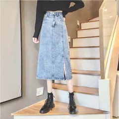 Chân Váy Jeans Nữ Dáng Dài  Xẻ Tà Hàng cao cấp Có đủ size từ S đến 3XL ( dưới 75kg) Hàng có sẵn giao ngay Hàng QC