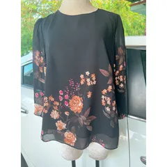 Áo Lụa Mango Cao Cấp Họa Tiết Hoa In 3D Sang Trọng Giá 190k Hàng có sẵn giao ngay Hàng 2 lớp siêu đẹp