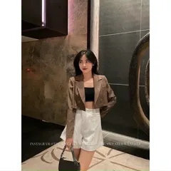 ÁO BLAZER CROP SIÊU HOT HÀNG QC CAO  CẤP SIÊU ĐẸP Ạ 💰💰giá 170k Chất boy cát tuyết siêu đẹp Y chụp thật💯🥀