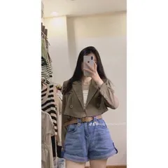 ÁO BLAZER CROP SIÊU HOT HÀNG QC CAO  CẤP SIÊU ĐẸP Ạ 💰💰giá 170k Chất boy cát tuyết siêu đẹp Y chụp thật💯🥀