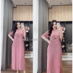 SIÊU PHẨM,SIÊU ĐẸP SIÊU HOT 🌸toàn gam màu hot ạ ❌❌siêu phẩm cho hè này ạ Đầm suông dập ly qc cao cấp
