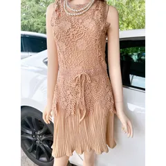📍📍Mẫu ĐẦM REN CHÂN DẬP LI có SẴN siêu xinh lung linh , đẹp thì tung hoa cho em ấy nhé , màu nude siêu xinh