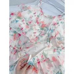 Đầm suông hoa tầng Trong trẻo xinh xẻo nhẹ nhàng trong 1 chiếc voáy nàng thơ 🎶🎶 Form xinh khỏi bàn nha  Ko kén dáng