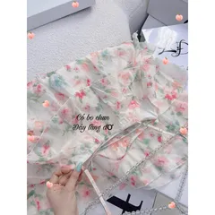 Đầm suông hoa tầng Trong trẻo xinh xẻo nhẹ nhàng trong 1 chiếc voáy nàng thơ 🎶🎶 Form xinh khỏi bàn nha  Ko kén dáng