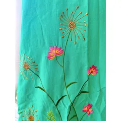 Đầm thêu tay dáng suông che khuyết điểm vải linen thêu tay cao cấp phù hợp đi chơi, du lịch, dạo phố  Giá 299k
