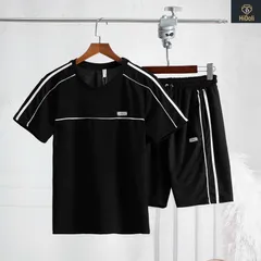 Mau :xanh đen, đen 🔥Lên hàng mẫu bộ thể thao hàng HIDOLI CHÍNH HÃNG cho các anh nhé ce.   Chất vải tổ ong cottong