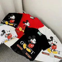 ÁO THUN TAY NGẮN CỔ TRÒN  CHUỘT MICKEY IN HÌNH  Giá 100k Hàng có sẵn giao ngay