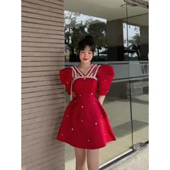 Toàn siêu phẩm mấy bà nhanh tay nhé 🥰🥰 🧨ĐẦM TAFTA ĐỎ DÂY CỔ ĐÍNH NGỌC Hàng chuẩn cao cấp ạ, cầm hàng mê luôn nha mấy