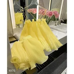 Set Áo + Kèm Váy Dập Ly To Nhỏ Bèo Cuốn Dây Cước Siêu Xinh Phù Hợp Đi Chơi, Du Lịch, Đi Biển Có màu vàng, tím, xanh
