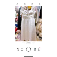 Đầm xoè cổ U đính ngọc  trước ngực tay phồng nhúng cột nơ tiểu thư Giá 290k Màu trắng  Chất liệu lụa 2 lớp xịn