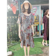 Đầm Nữ Trẻ Trung Thiết Kế Trang Nhã Thanh Lịch Sang Trọng Đi Tiệc Cao Cấp Cho Bà Cho Mẹ Giá 290k Hàng có sẵn giao ngay