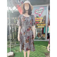 Đầm Nữ Trẻ Trung Thiết Kế Trang Nhã Thanh Lịch Sang Trọng Đi Tiệc Cao Cấp Cho Bà Cho Mẹ Giá 290k Hàng có sẵn giao ngay
