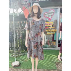 Đầm Nữ Trẻ Trung Thiết Kế Trang Nhã Thanh Lịch Sang Trọng Đi Tiệc Cao Cấp Cho Bà Cho Mẹ Giá 290k Hàng có sẵn giao ngay