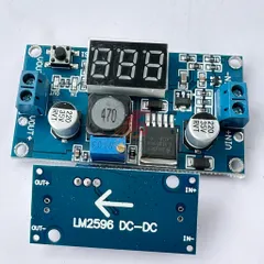 Mạch nguồn giảm áp, hạ áp LM2596 có led hiển thị, Vào 4-35VDC Ra 1-30VDC (14)