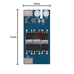 Bảng Mạch Bảo Vệ Pin Sạc 1S 12A 16A 25A – Dành Cho Pin 3.2V/3.7V, Tự Ngắt Khi Đầy, An Toàn, BMS Mini (03)