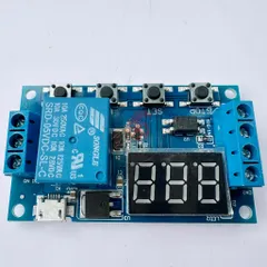 Dc 6-30V Hỗ Trợ Micro USB 5V Màn Hình LED Tự Động Hóa Chu Kỳ Trễ Hẹn Giờ, Điều Khiển Tắt Công Tắc (09)