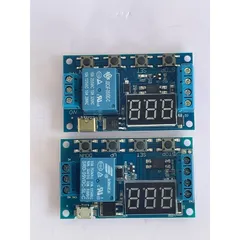 Dc 6-30V Hỗ Trợ Micro USB 5V Màn Hình LED Tự Động Hóa Chu Kỳ Trễ Hẹn Giờ, Điều Khiển Tắt Công Tắc (09)