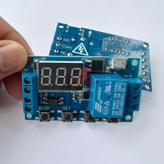 Dc 6-30V Hỗ Trợ Micro USB 5V Màn Hình LED Tự Động Hóa Chu Kỳ Trễ Hẹn Giờ, Điều Khiển Tắt Công Tắc (09)