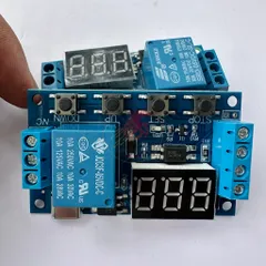 Dc 6-30V Hỗ Trợ Micro USB 5V Màn Hình LED Tự Động Hóa Chu Kỳ Trễ Hẹn Giờ, Điều Khiển Tắt Công Tắc (09)