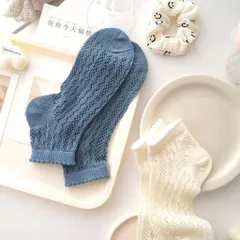 STM01 - Set 7 đôi tất vớ nữ ngắn mỏng thoáng khí thấm hút mồ hôi nhiều màu dễ phối