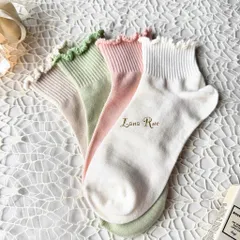 TVCV01 - Tất vớ nữ cổ bèo cotton nguyên chất thoáng khí nữ tính phong cách Hàn Quốc