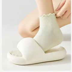 TVCV01 - Tất vớ nữ cổ bèo cotton nguyên chất thoáng khí nữ tính phong cách Hàn Quốc