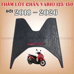 Thảm Lót Chân Xe Vario 125 / 150 (2018 – 2026) hàng dày cao su, thảm Lót Sàn Xe Vario dày nặng bền