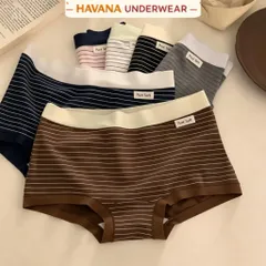 Quần boxer nữ kẻ sọc Pure Soft thoáng khí & co dãn 4 chiều
