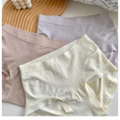 Quần lót nữ kháng khuẩn không đường may và thoáng khí, đáy quần làm bằng cotton nguyên chất thân thiện với làn da