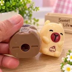 Combo 03 chuốt bút chì hình capybara siêu đáng yêu