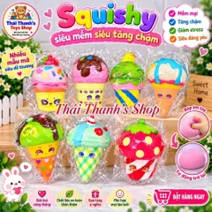 Squishy Cây Kem Siêu Mềm Siêu Tăng Chậm