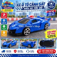 Đồ chơi nhựa xe cảnh sát chạy trớn an toàn cho trẻ em