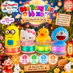 Đèn Trung thu lò xo nhỏ xinh nhiều mẫu