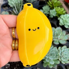 Squishy bóp mềm Giảm stress hình chuối, Trứng ốp la cực dễ thương