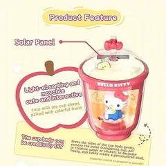 Ly trà lắc Bộ Sanrio quả lắc cảm ứng nhiệt - Hàng Chính Hãng (Đã Khui Hộp)