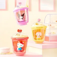 Ly trà lắc Bộ Sanrio quả lắc cảm ứng nhiệt - Hàng Chính Hãng (Đã Khui Hộp)