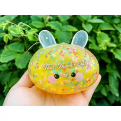 Squishy bóp mềm tai thỏ 10cm-Đồ chơi nhựa giảm stress hiệu quả